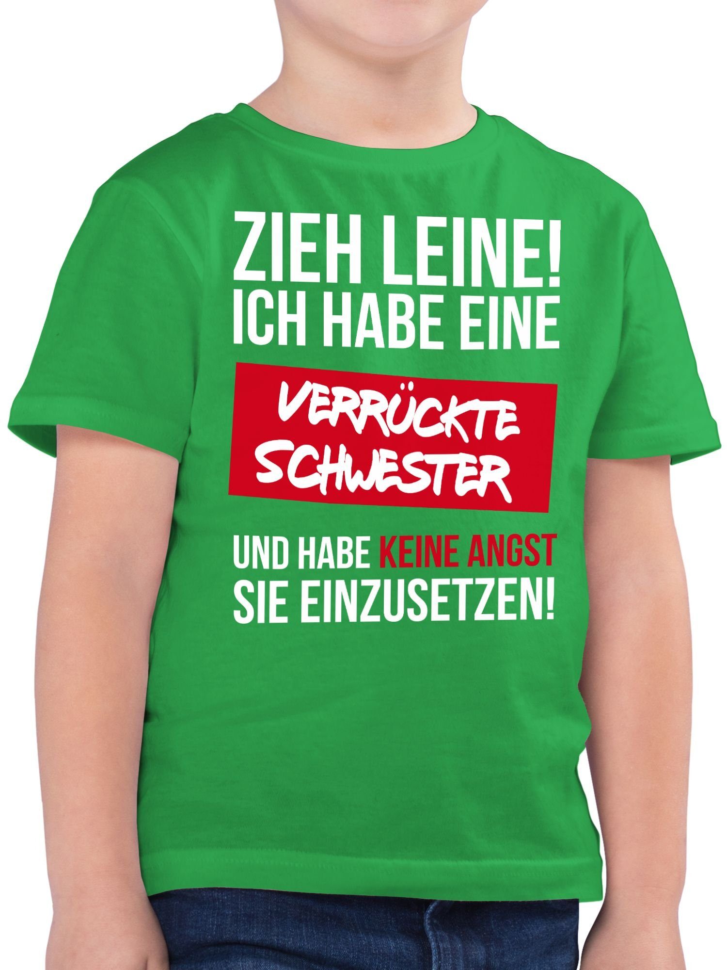 Shirtoo Baby Body 'Finger Weg! Ich Habe Eine Verrückte Schwester' - Lustiger Strampler